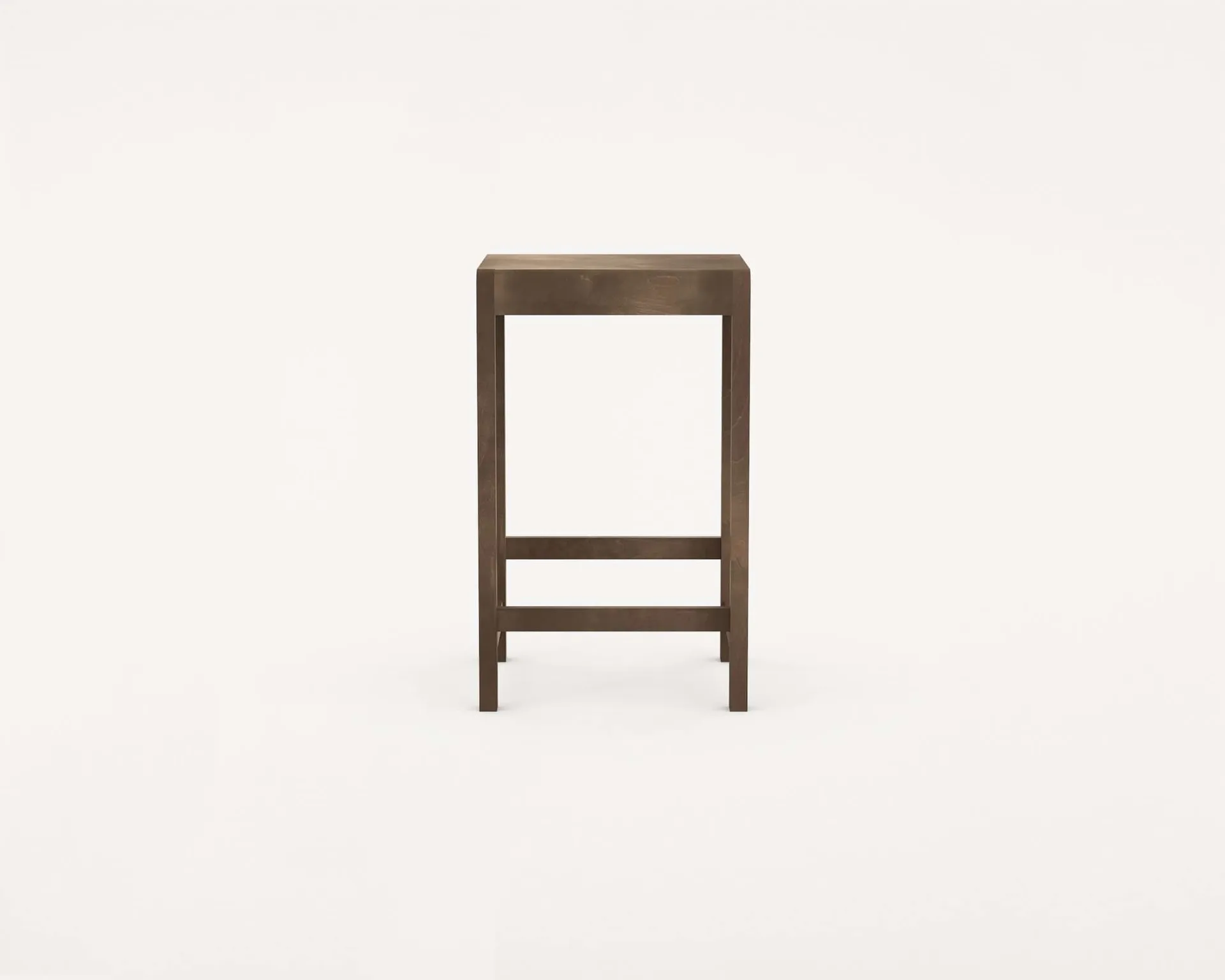 Stool 01 sgabello da bar, Betulla marrone scuro, 65 cm FRAMA