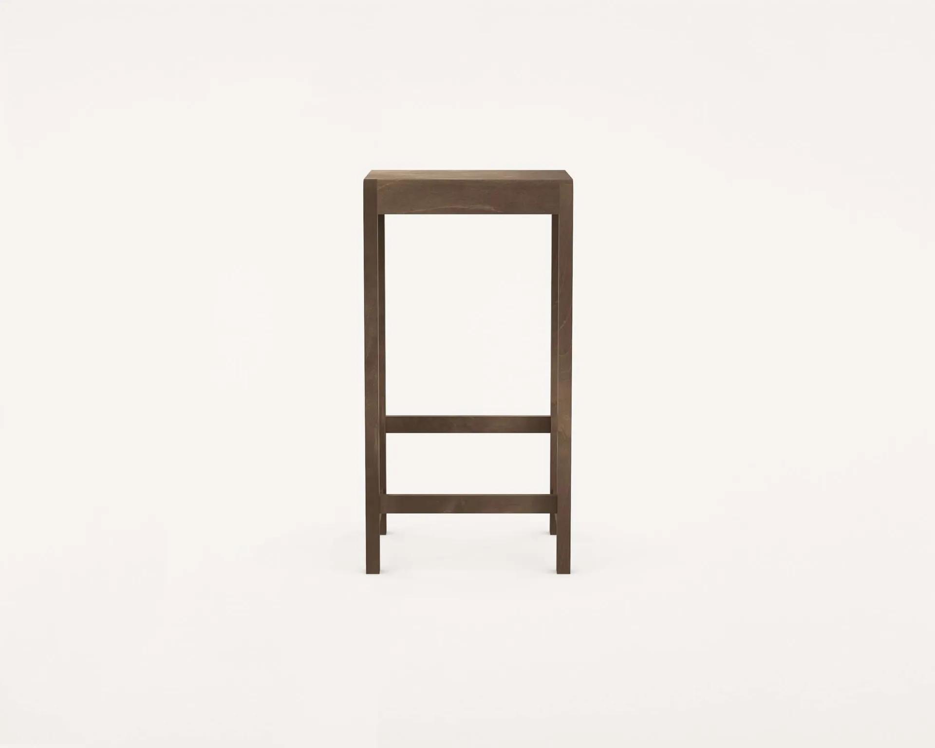 Stool 01 sgabello da bar, Betulla marrone scuro, 76 cm FRAMA