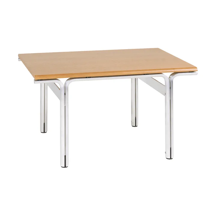 Union sidobord - Alluminio-frassino marrone caldo, 60x45x34 cm - FRAMA