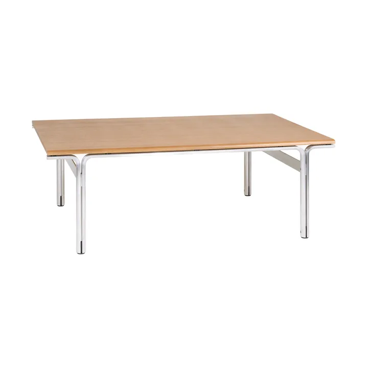 Union soffbord - Alluminio-frassino marrone caldo, 97x60x34,5 cm - FRAMA