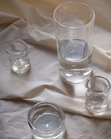 Vaso 0405 - Trasparente, Ø9,5x20 cm - FRAMA
