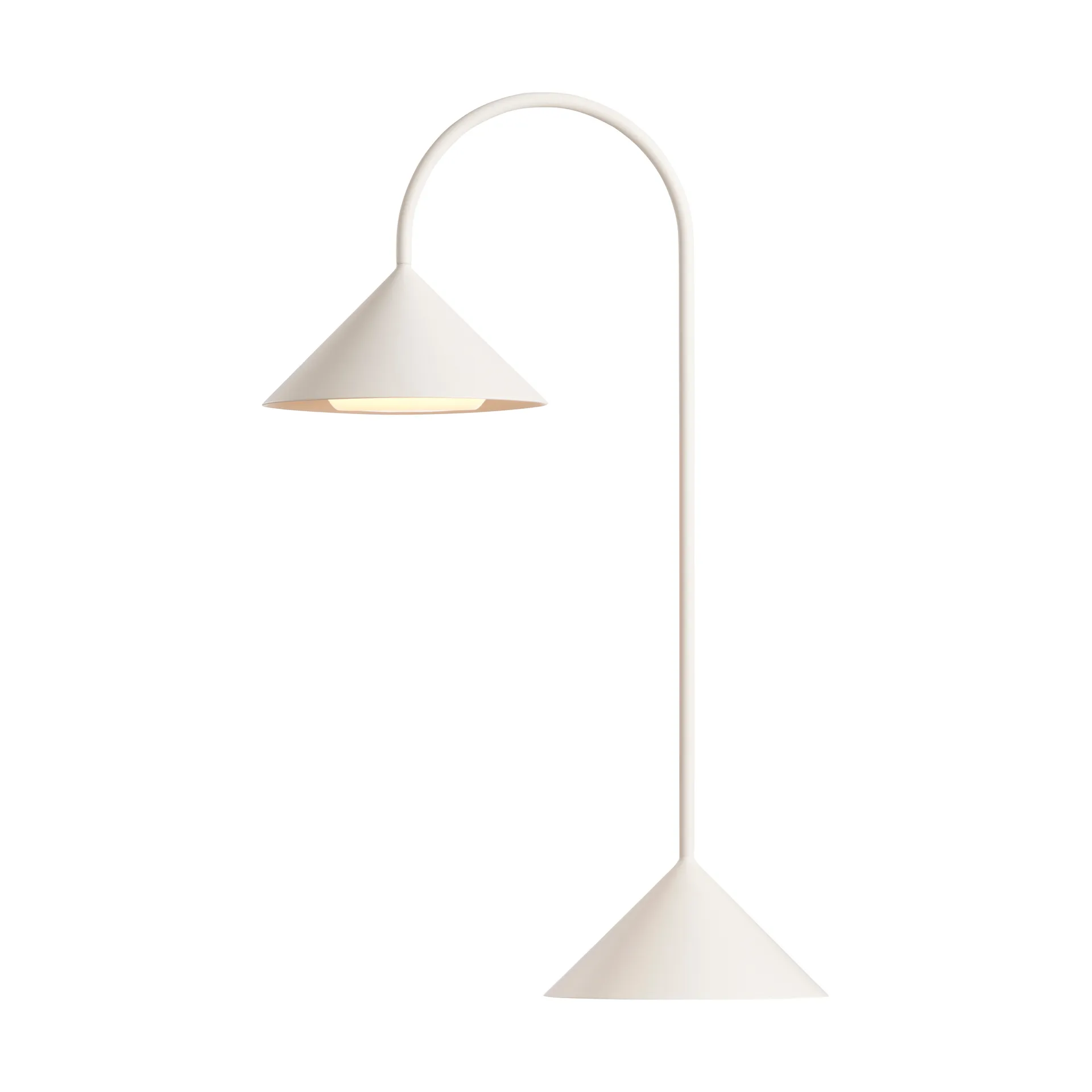 Grasp lampada da tavolo portatile, Matt White, 47 cm Frandsen