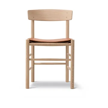 Cuscino seduta in pelle per sedia J39 - Pelle Cera 905 Russet Brown - Fredericia Furniture