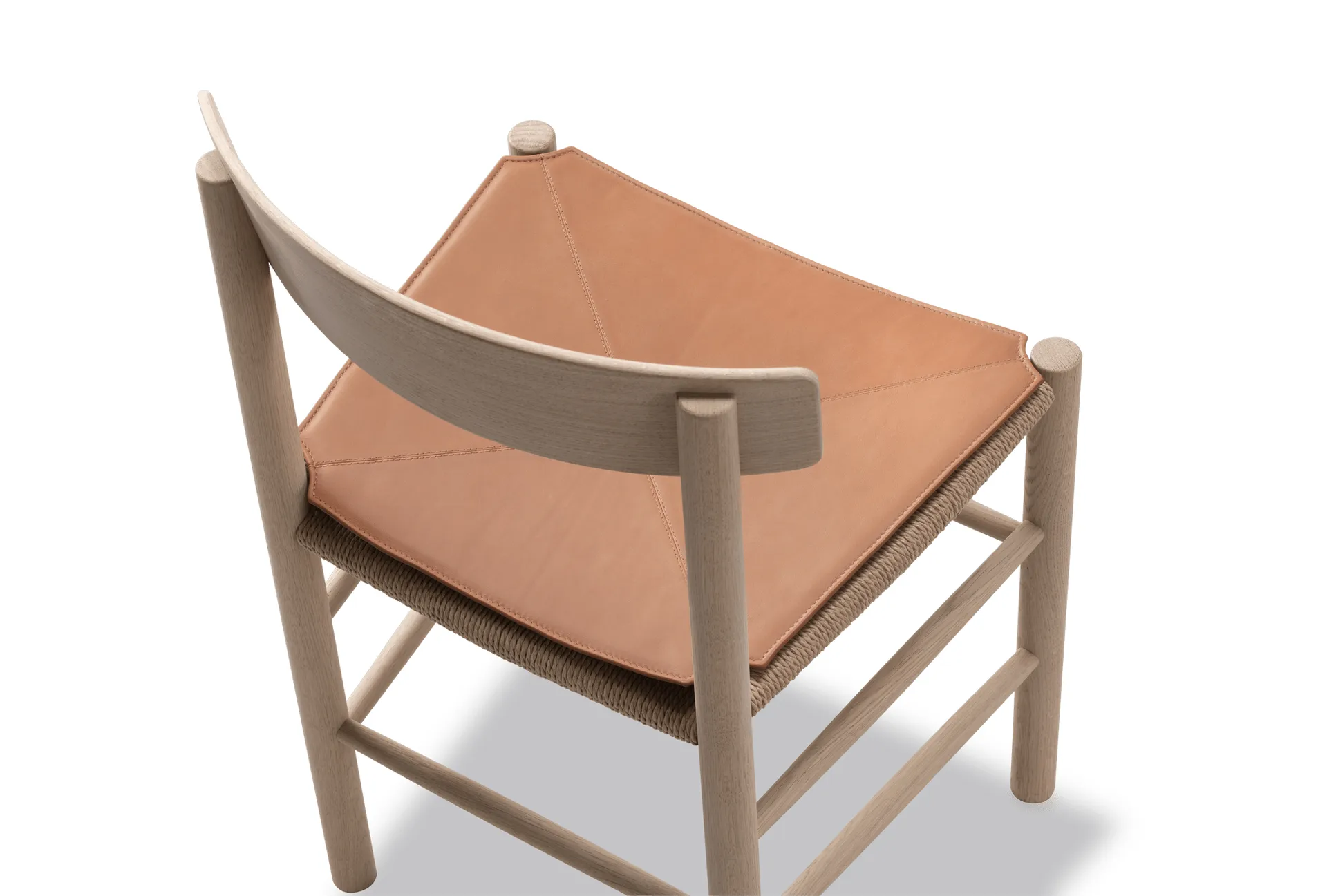 Cuscino seduta in pelle per sedia J39, Pelle Cera 905 Russet Brown Fredericia Furniture