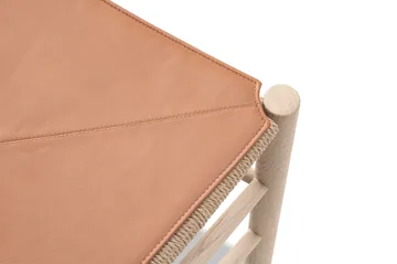 Cuscino seduta in pelle per sedia J39 - Pelle Cera 905 Russet Brown - Fredericia Furniture