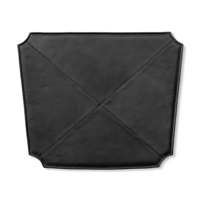 Cuscino seduta in pelle per sedia J39 - Pelle Primo 88 Black - Fredericia Furniture