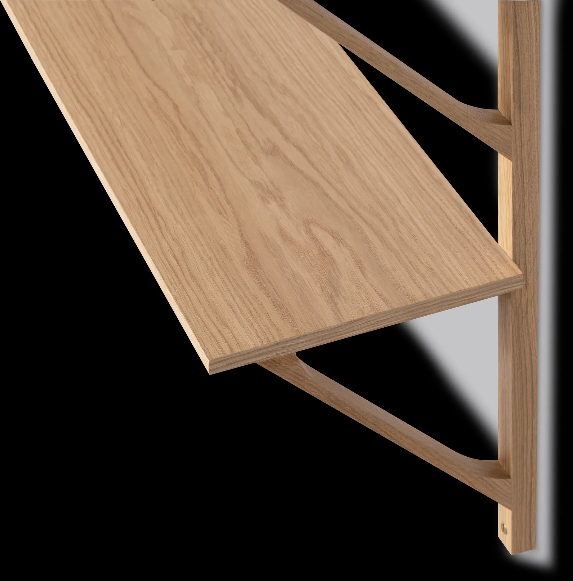 Mensola 149x61 cm BM29, Rovere laccato Fredericia Furniture