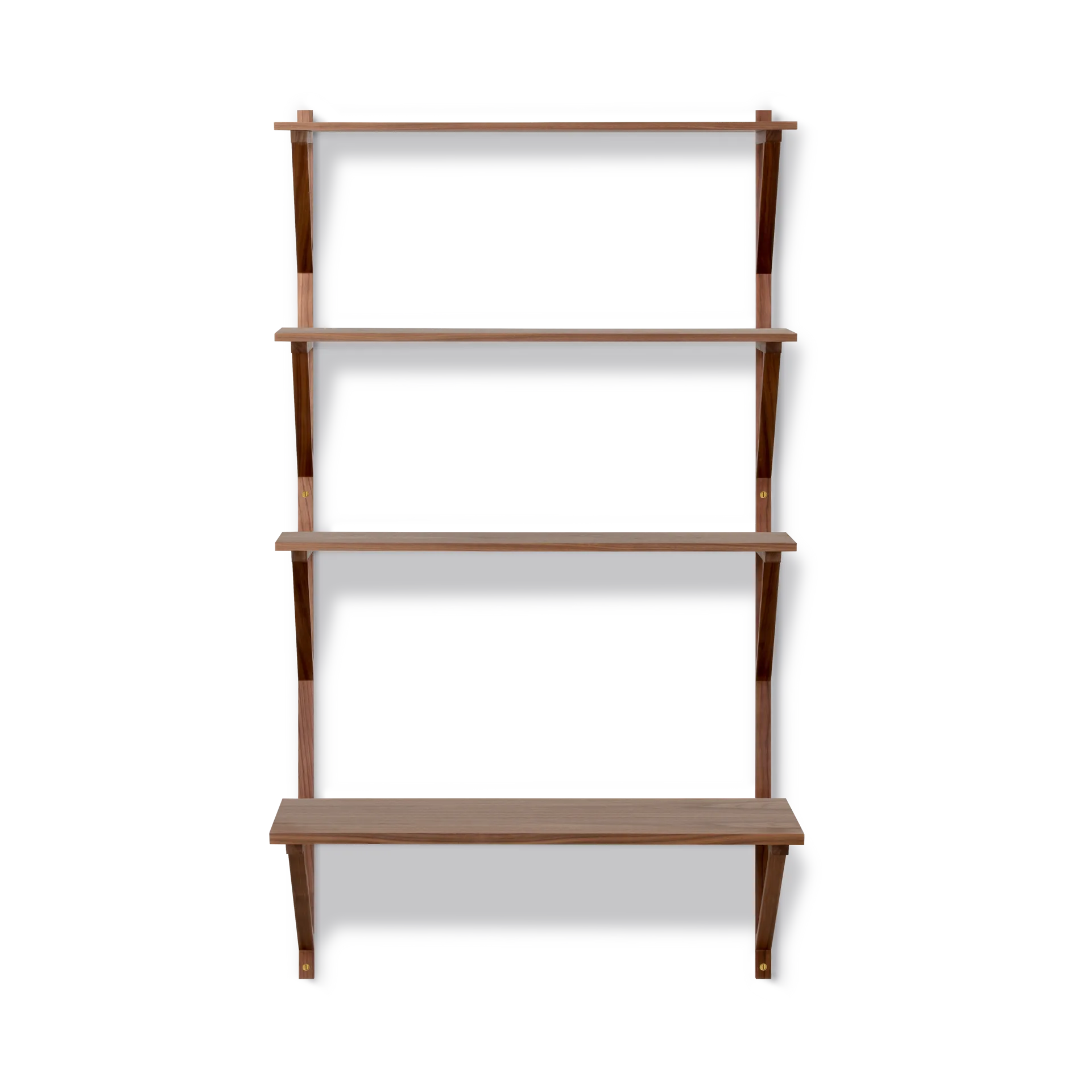 Mensola con scrivania 78x134 cm BM29 , Noce laccato Fredericia Furniture