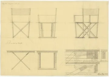 MK16 Folding Chair sedia - Off white-faggio oliato - Fredericia Furniture