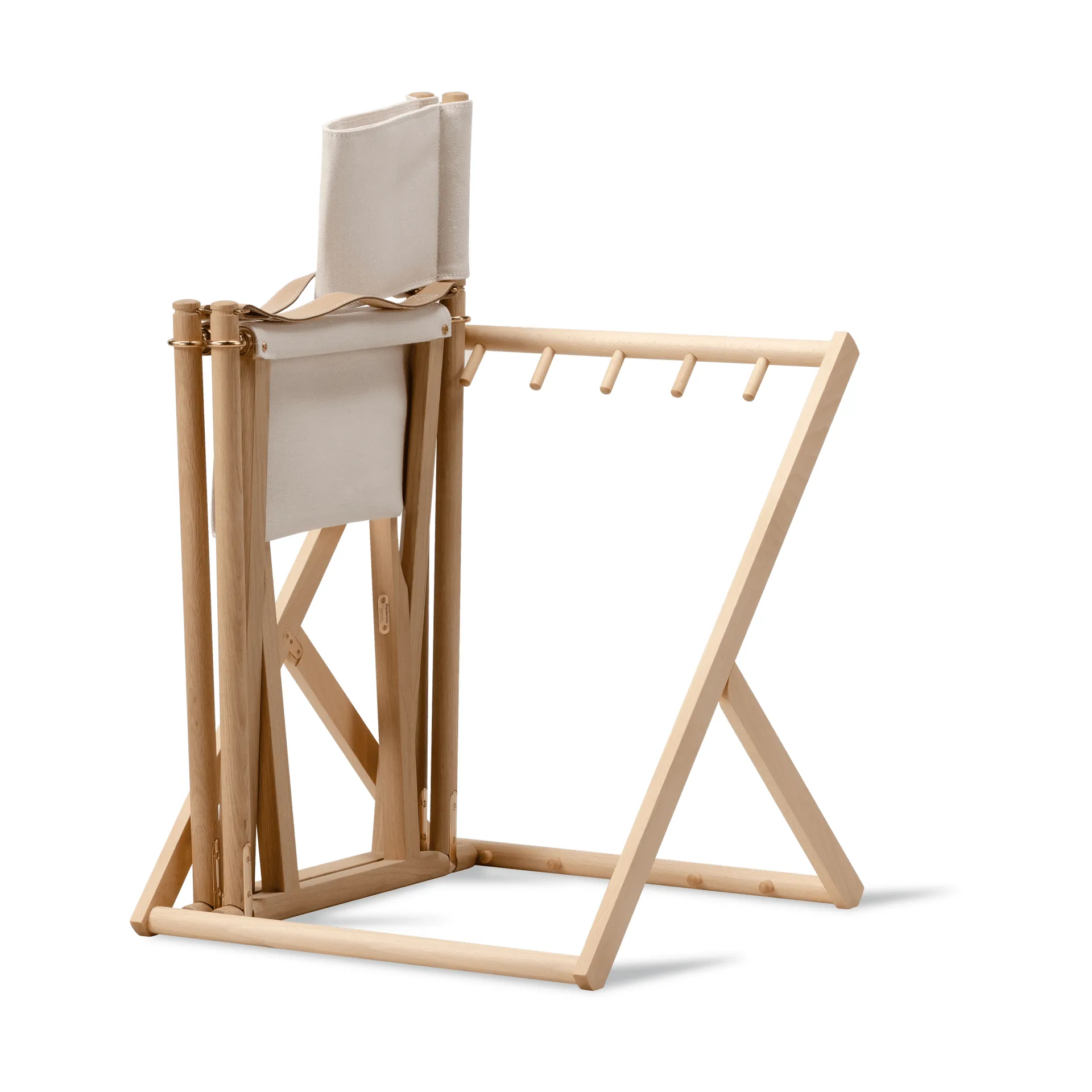 MK16 Folding Chair sedia, Off white-rovere oliato Fredericia Furniture