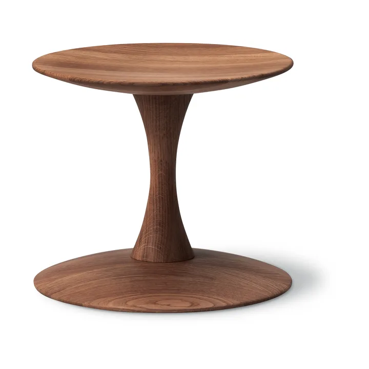ND102 Trisse sgabello rotondo - Rovere affumicato oliato, Ø32x28 cm - Fredericia Furniture