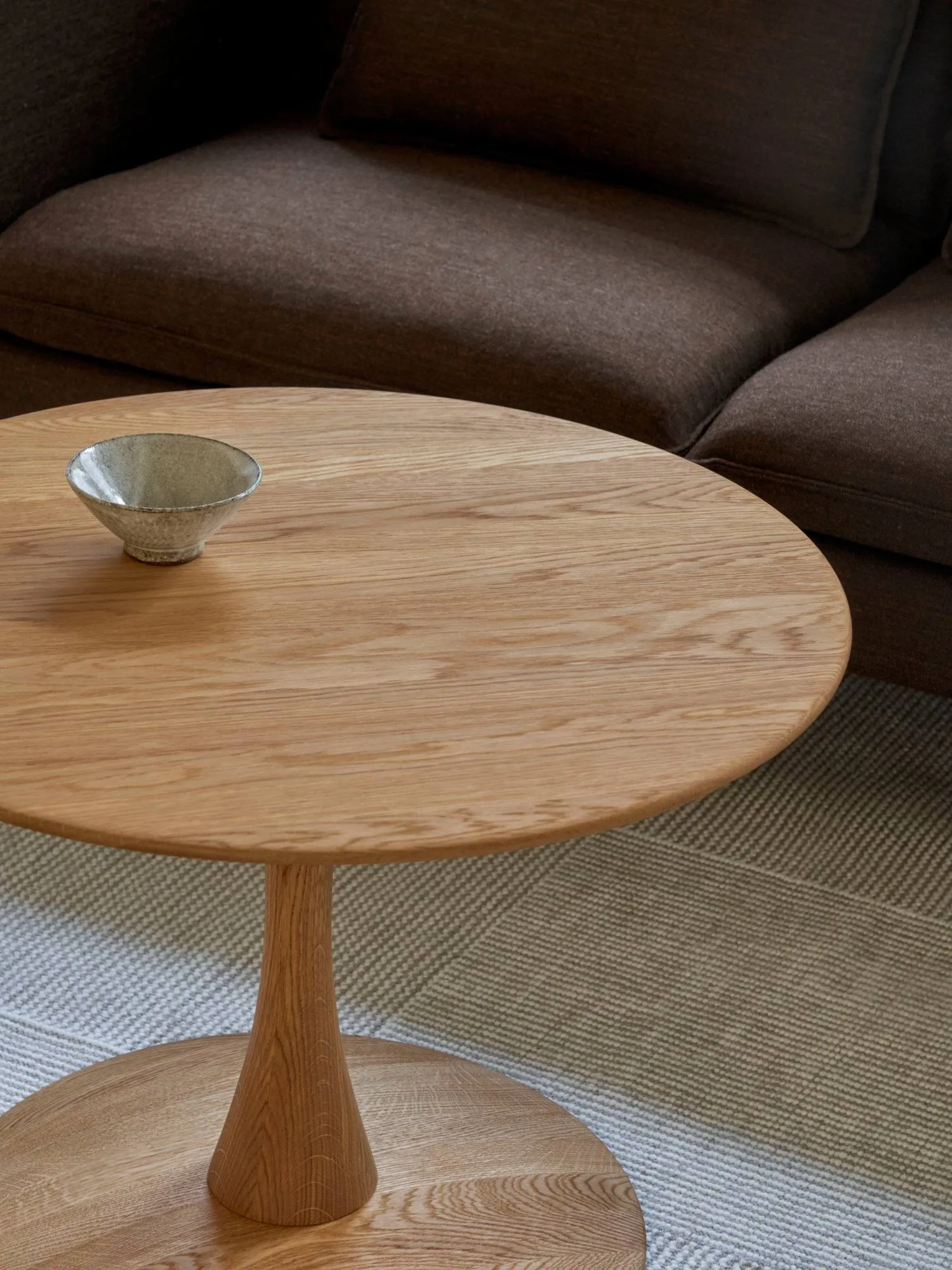 ND104 Trisse tavolino, Rovere oliato, Ø68x48 cm Fredericia Furniture
