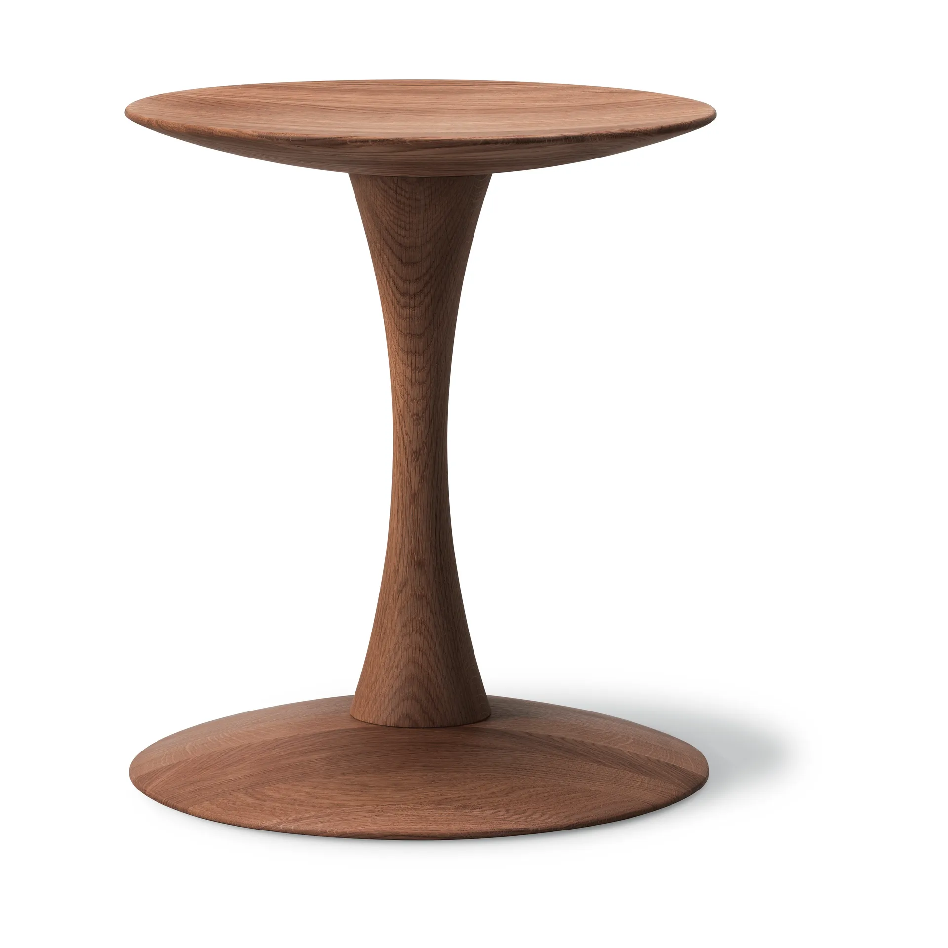 ND105 Trisse sgabello rotondo, Rovere fumé oliato, Ø40x46 cm Fredericia Furniture