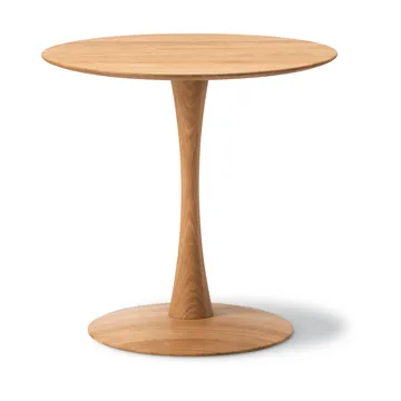 ND107 Trisse tavolo da pranzo - Rovere oliato, Ø75x73 cm - Fredericia Furniture