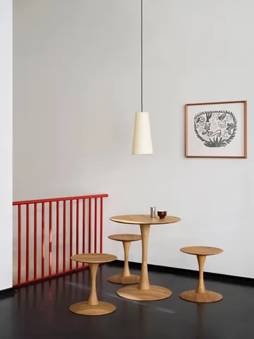 ND107 Trisse tavolo da pranzo - Rovere oliato, Ø75x73 cm - Fredericia Furniture