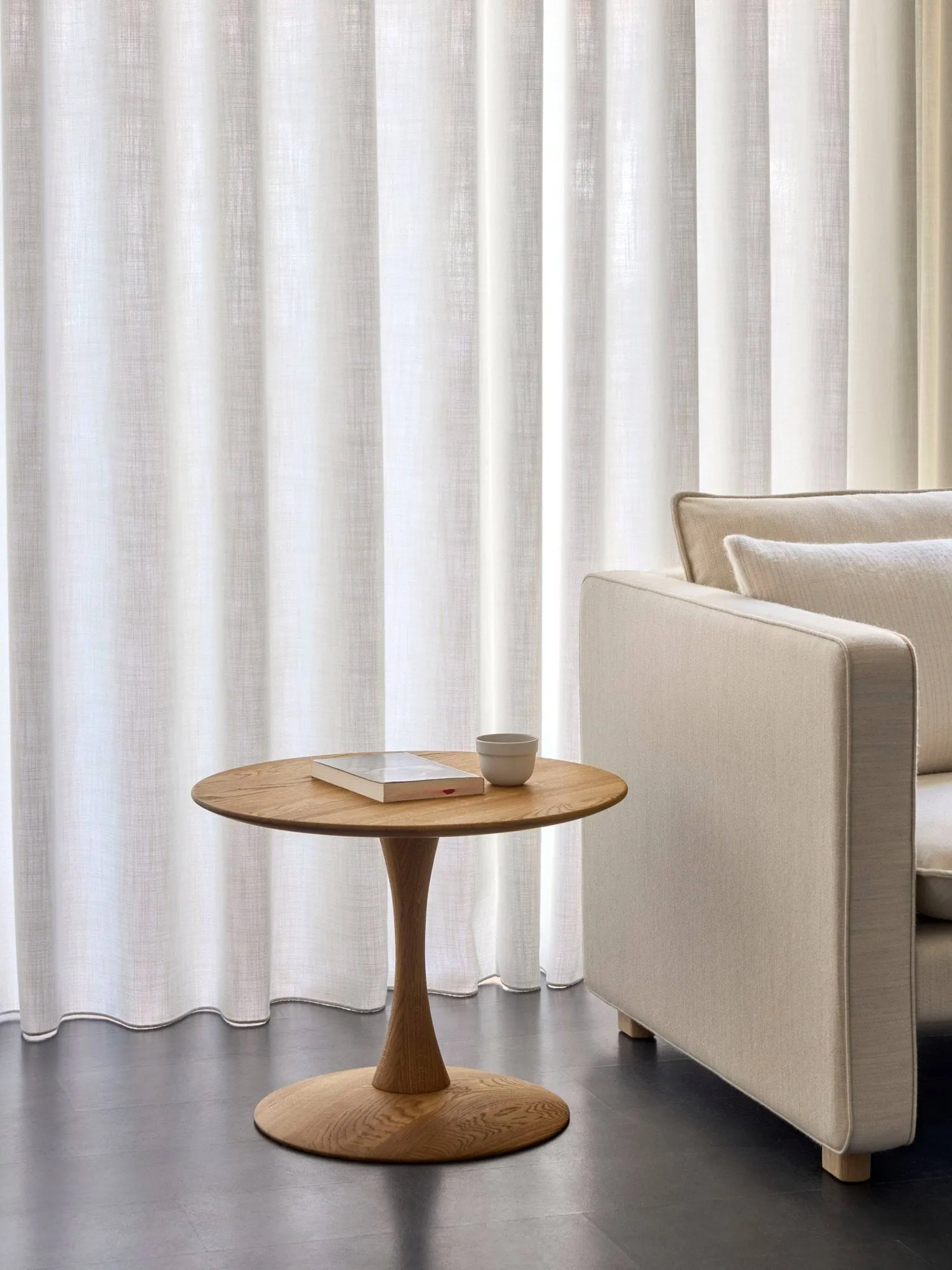 ND110 Trisse tavolino, Rovere oliato, Ø55x42 cm Fredericia Furniture
