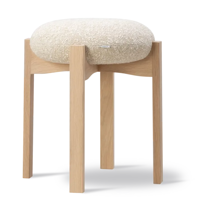 Pioneer sgabello rotondo basso - Zero 0001-Rovere laccato - Fredericia Furniture