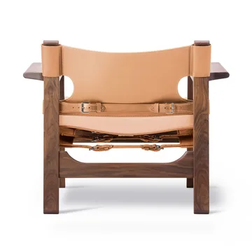Poltrona Den spanske stol  - Pelle naturale-noce oliato - Fredericia Furniture
