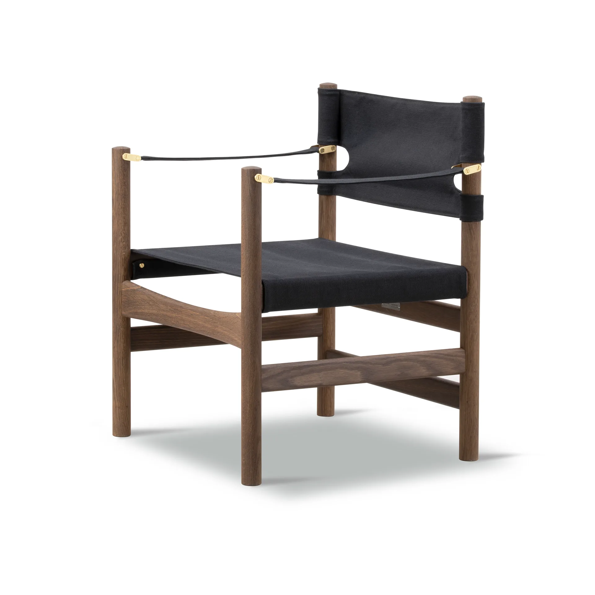 Sedia con braccioli Canvas 21 , Canvas nero-oliodato rovere Fredericia Furniture