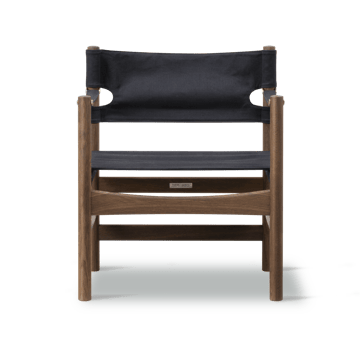 Sedia con braccioli Canvas 21  - Canvas nero-oliodato rovere - Fredericia Furniture