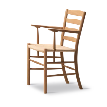 Sedia con braccioli Klint  - Intrecciato naturale-rovere oliato - Fredericia Furniture