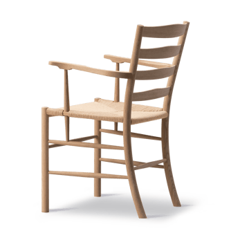 Sedia con braccioli Klint  - Intrecciato naturale-rovere oliato - Fredericia Furniture