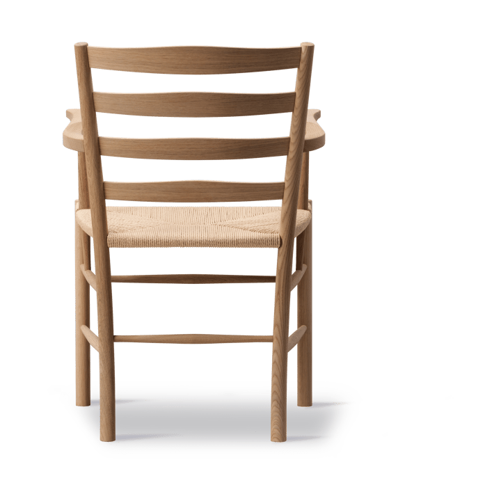Sedia con braccioli Klint , Intrecciato naturale-rovere oliato Fredericia Furniture