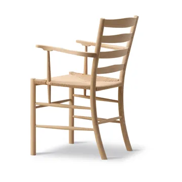 Sedia con braccioli Klint  - Naturale intrecciato-Rovere saponato - Fredericia Furniture