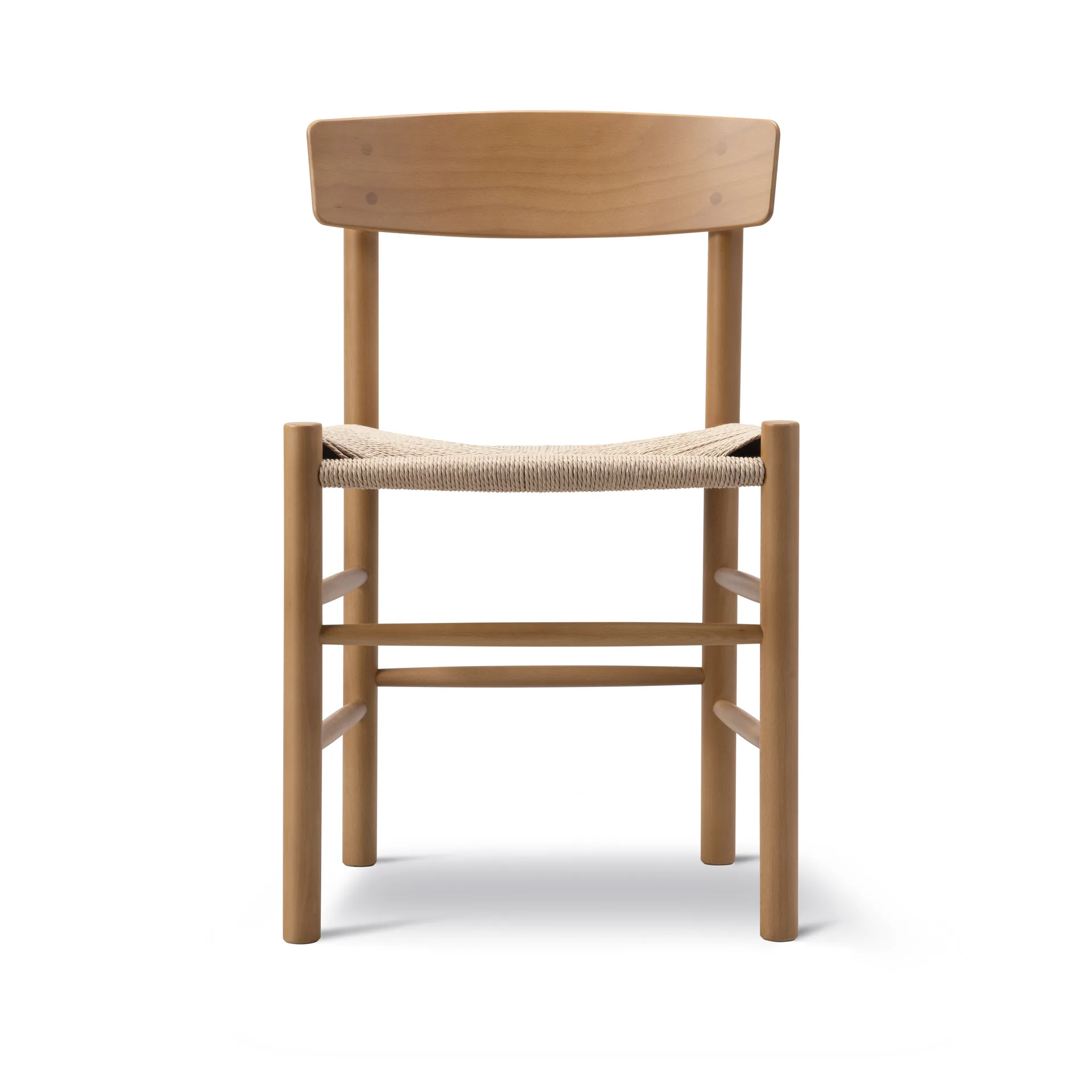 Sedia J39, Laccato vintage intreccio naturale Fredericia Furniture