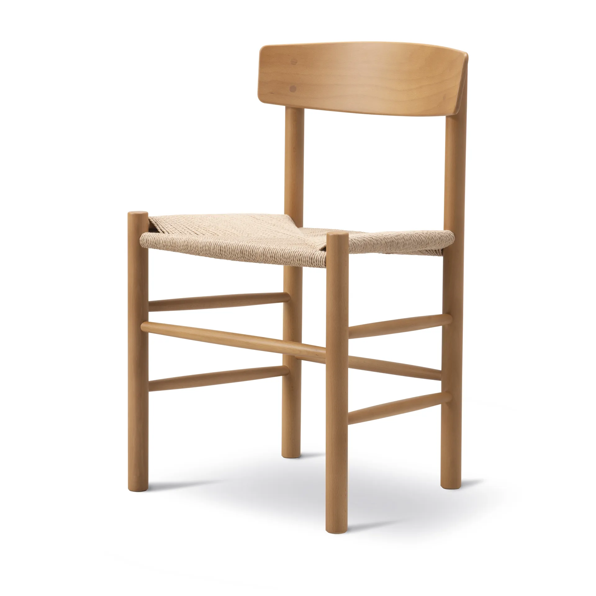 Sedia J39, Laccato vintage intreccio naturale Fredericia Furniture