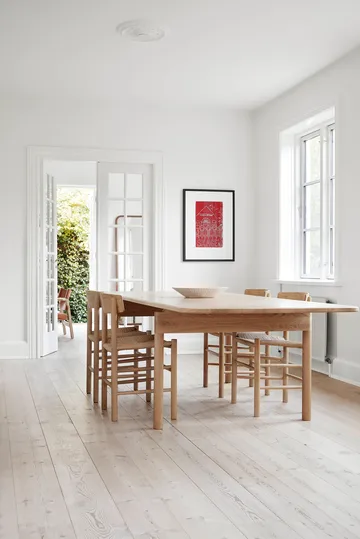 Sedia J39, Rovere chiaro oliato-intreccio naturale, confezione da 4 - Fredericia Furniture