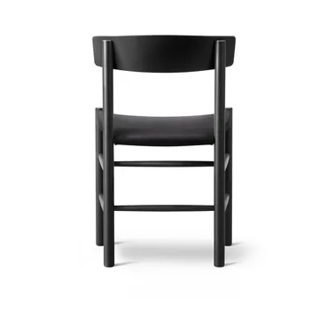 Sedia J39 - Rovere laccato nero – tela nera - Fredericia Furniture