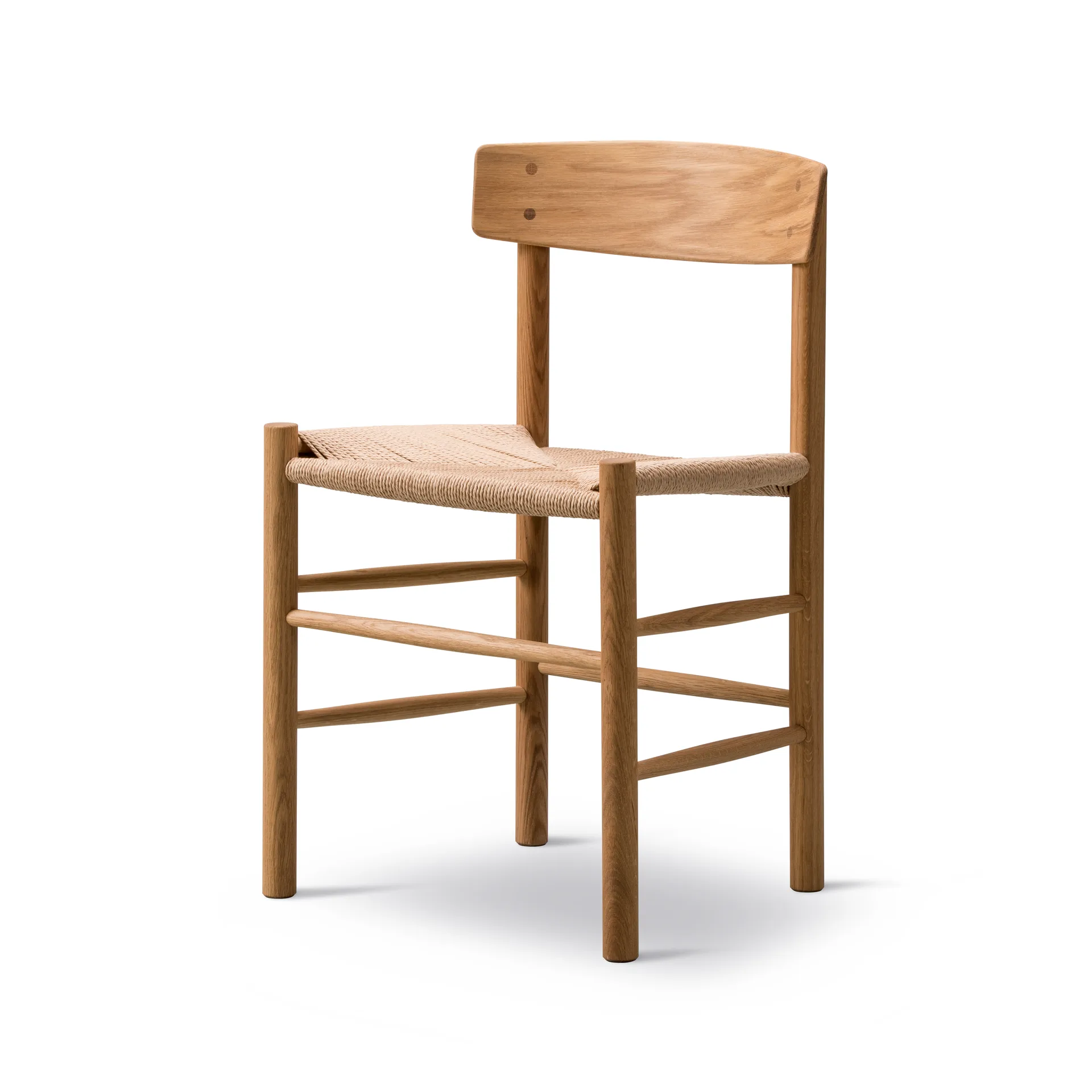 Sedia J39, Rovere oliato-intrecciato naturale, confezione da 2,  Fredericia Furniture