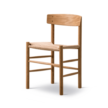 Sedia J39 - Rovere oliato-intrecciato naturale - Fredericia Furniture