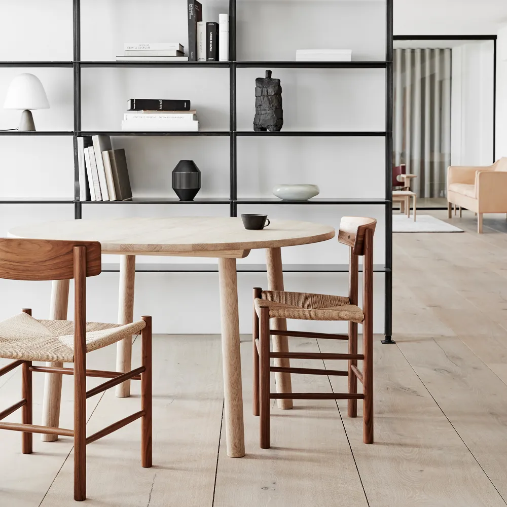 Sedia J39, Rovere oliato-intrecciato naturale Fredericia Furniture