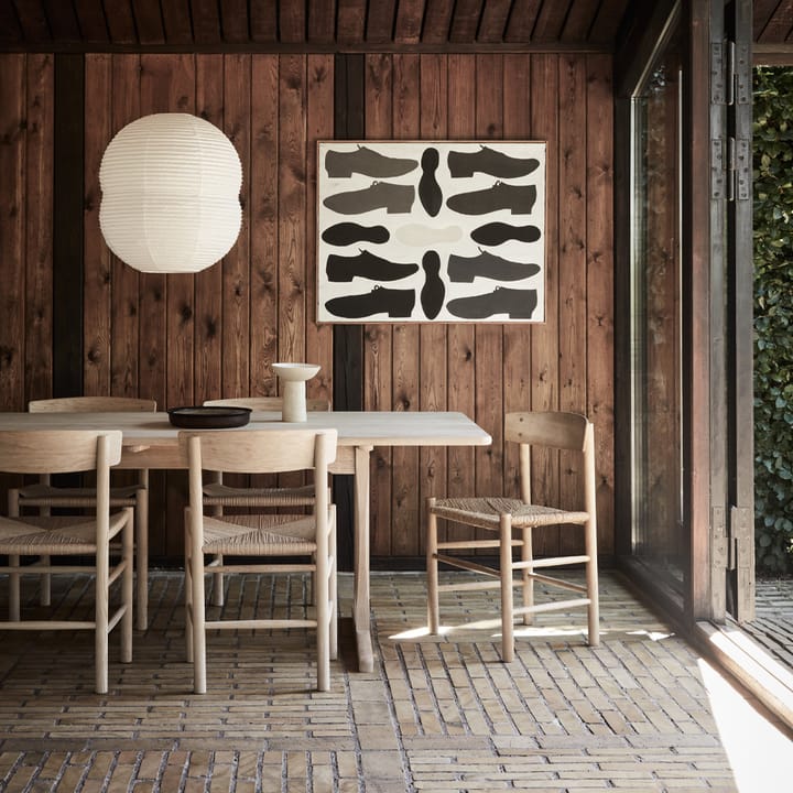 Sedia J39, Rovere saponato-intrecciata naturale Fredericia Furniture