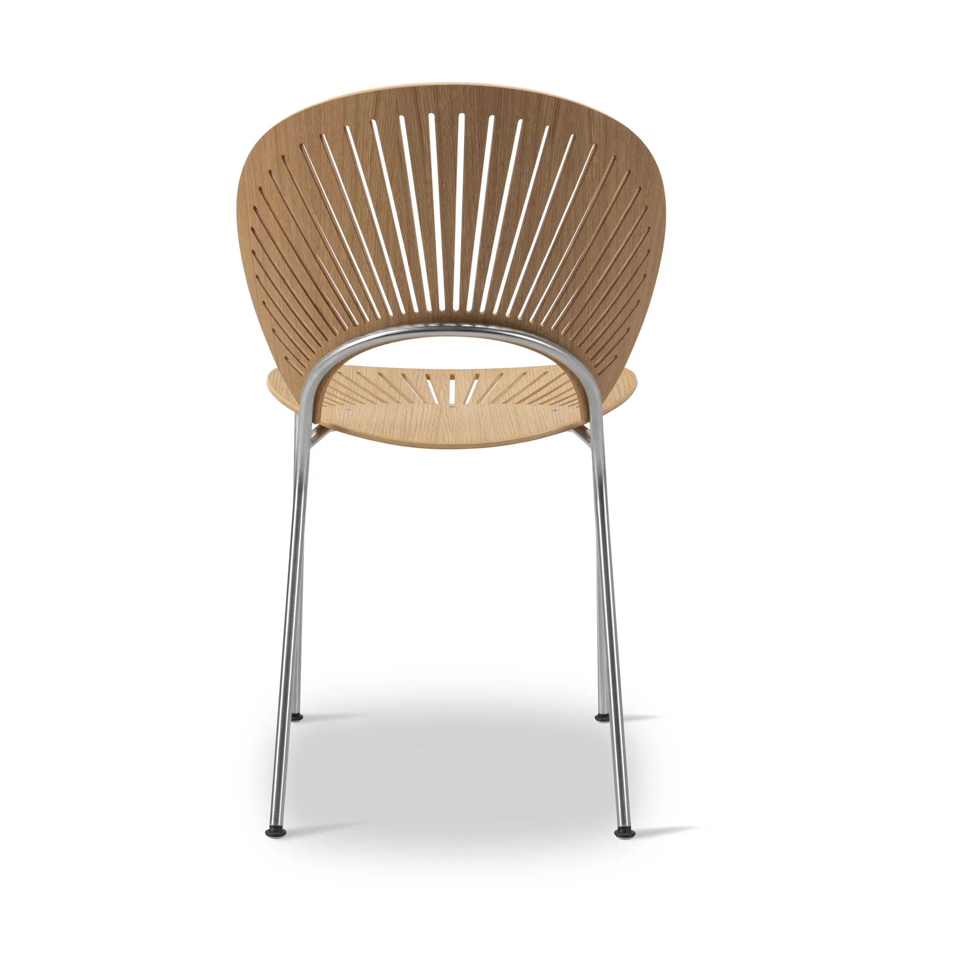 Sedia Trinidad 3398 , Rovere oliato-acciaio inossidabile spazzolato Fredericia Furniture