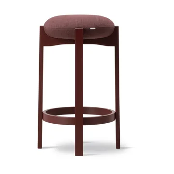 Sgabello alto Pioneer  - Odino RC43 bordeaux-bordeaux faggio - Fredericia Furniture