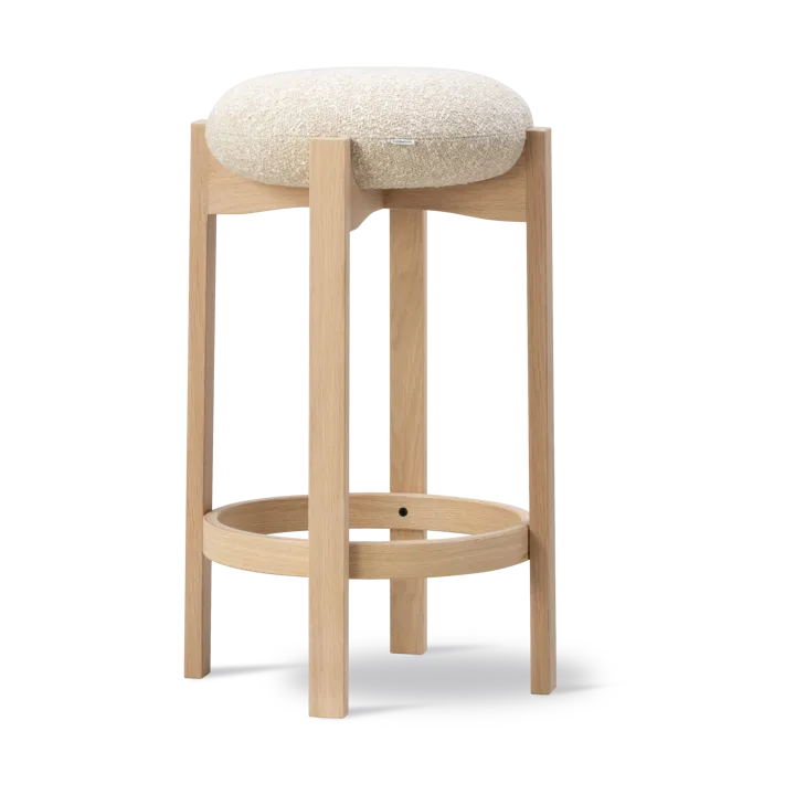 Sgabello alto Pioneer  - Zero 0001-Rovere laccato - Fredericia Furniture