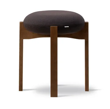 Sgabello basso Pioneer - Vidar 386-rovere tinto fumo laccato - Fredericia Furniture