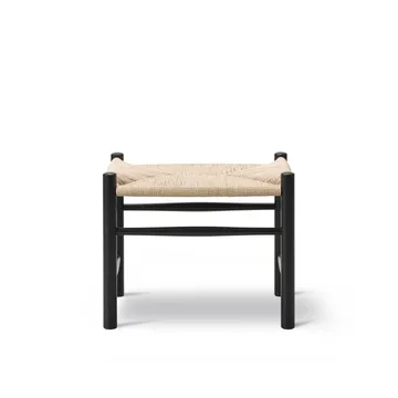 Sgabello J16 - Natural-sverniciato nero quercia - Fredericia Furniture