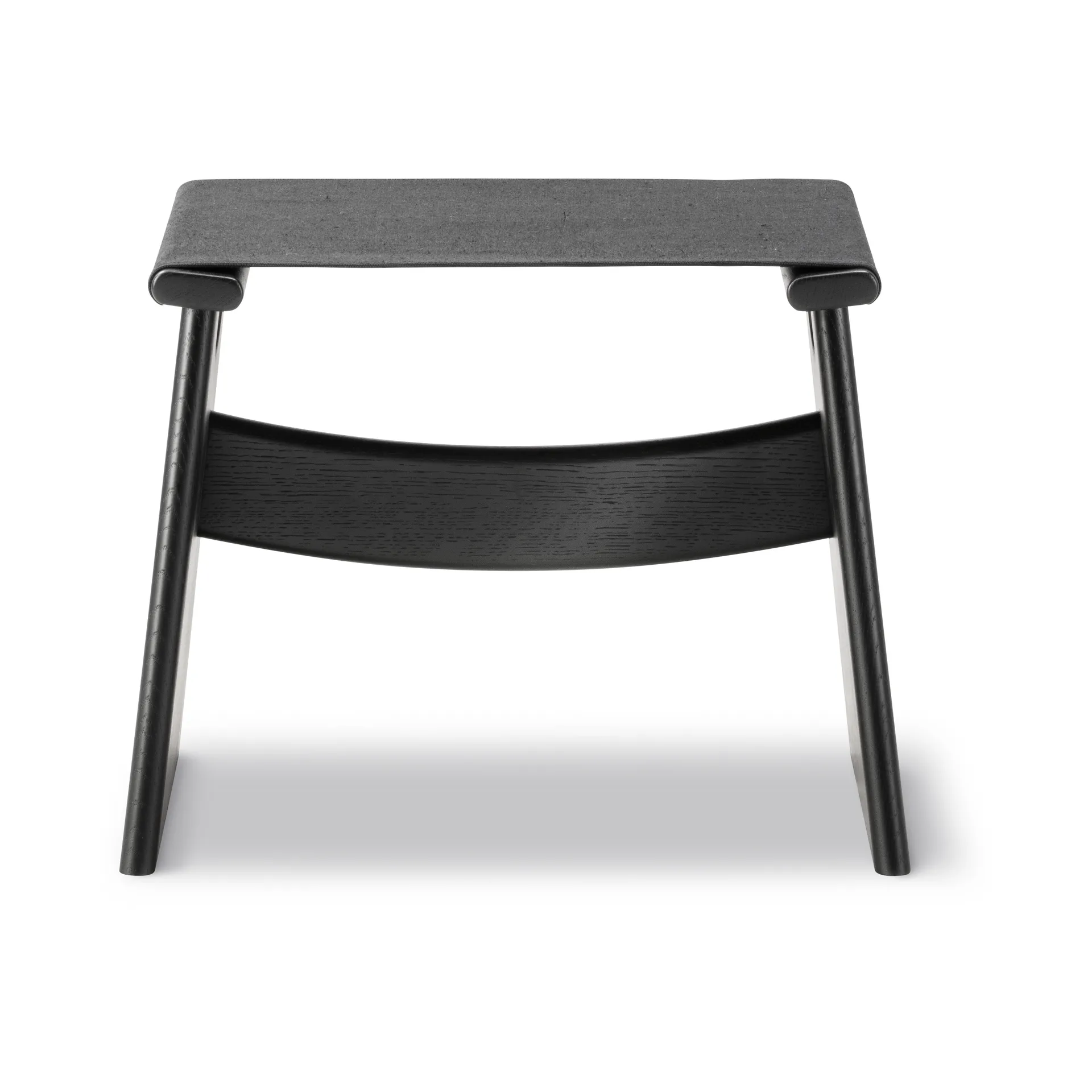 Sgabello Seto , Nero canvas-Nero laccato quercia Fredericia Furniture