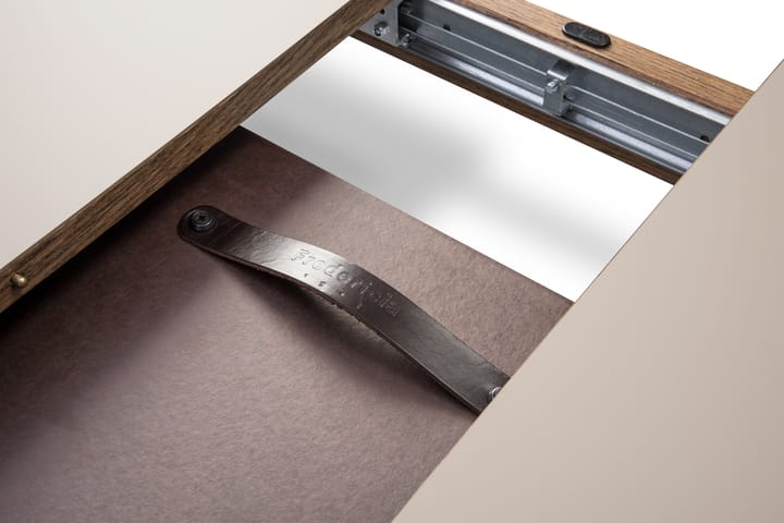 Tavolo Ana 180-280x95 cm, Nanolaminate bianco-Rovere saponato Fredericia Furniture