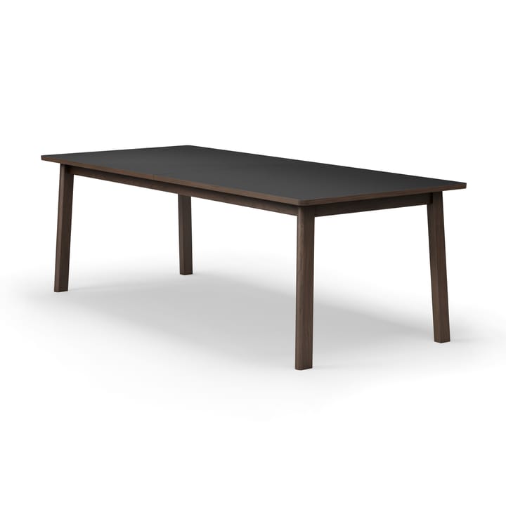 Tavolo Ana 220-320x95 cm, Nanolaminato nero-rovere affumicato Fredericia Furniture