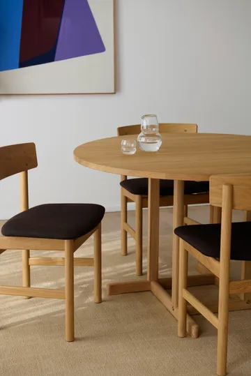 Tavolo BM80 Mogensen Shaker Ø120 cm - Rovere oliato - Fredericia Furniture