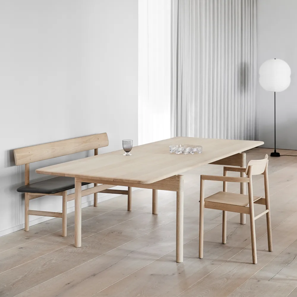 Tavolo da pranzo Post 6438, Rovescato rovere, 100x225 cm Fredericia Furniture