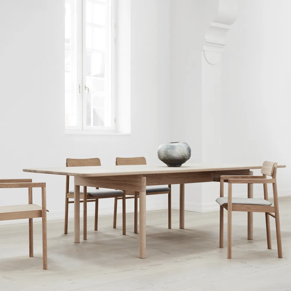 Tavolo da pranzo Post 6442, Rovere saponato, 100x320 cm Fredericia Furniture
