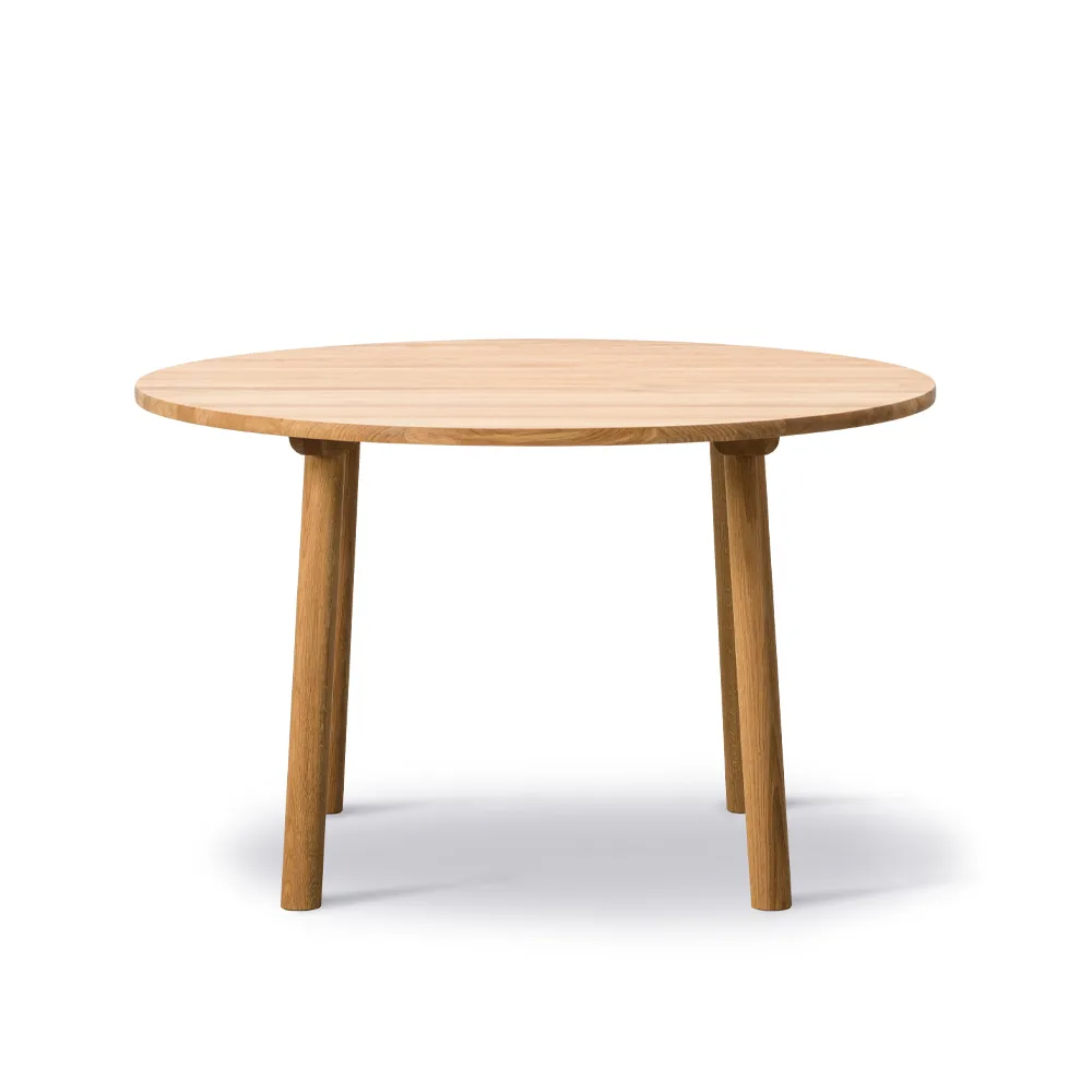 Tavolo da pranzo Taro 6121 , Rovere chiaro oliato, ø120 cm Fredericia Furniture