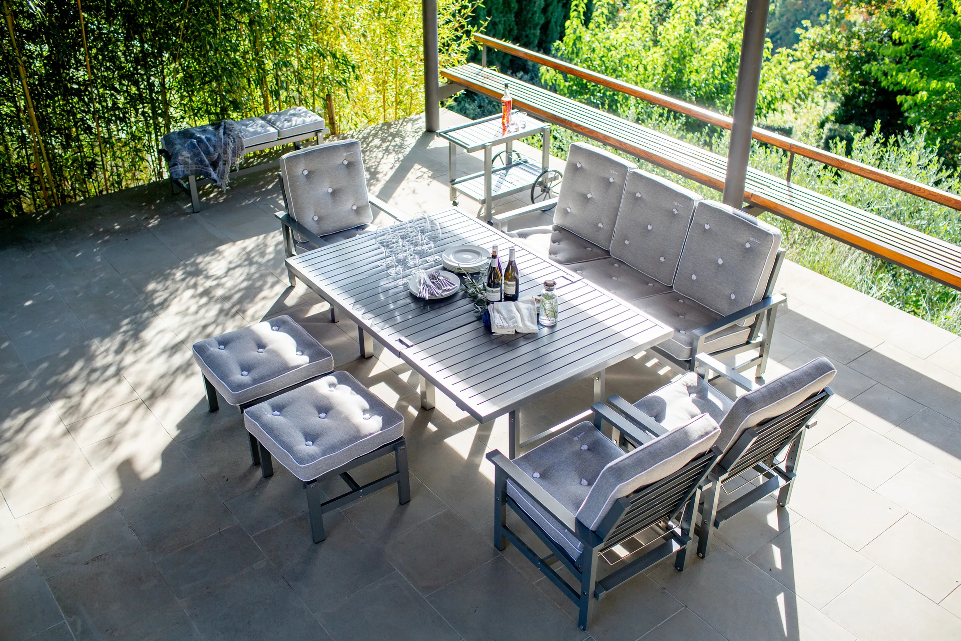 09 divano, Grey, 3 posti Fri Form