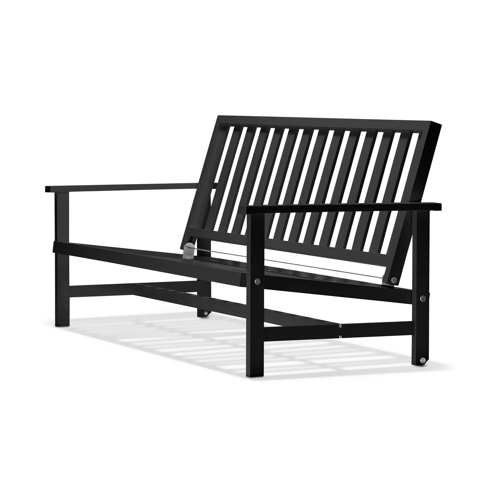 09 divano, Nero, 3 posti Fri Form